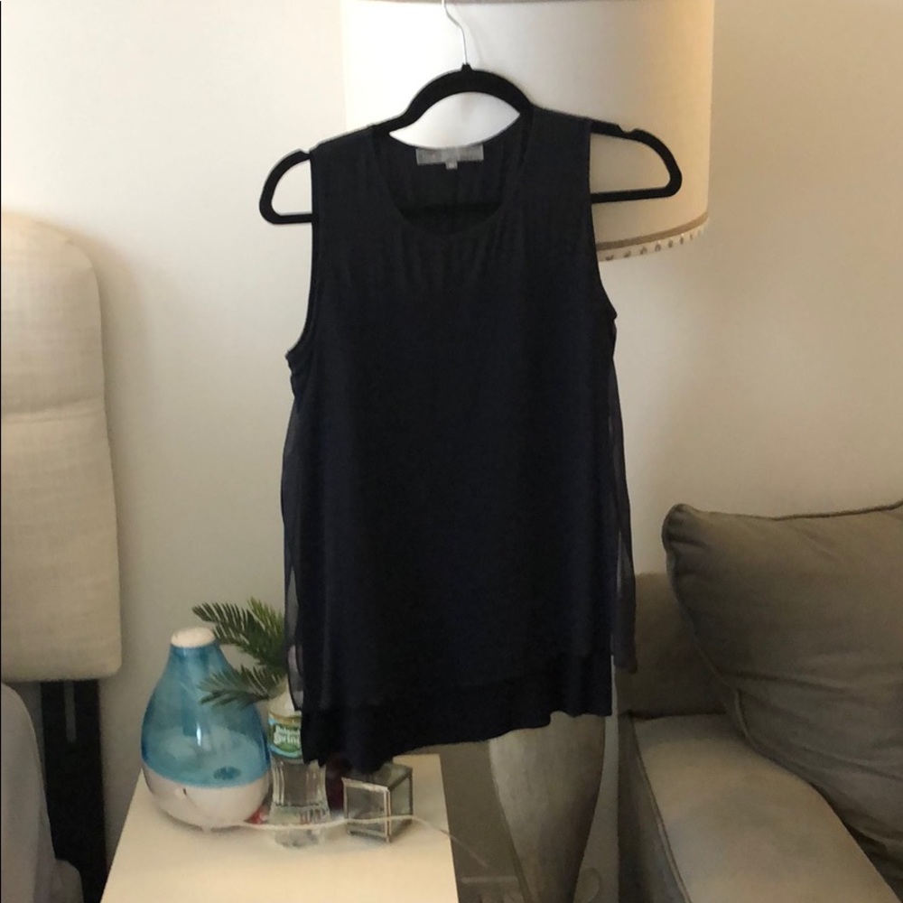 Lola & Sophie navy blue top